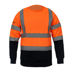 Image of Hi-Vis Sweatshirt - Safety Orange