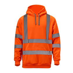Image of Hi-Vis Hoodie - Safety Orange
