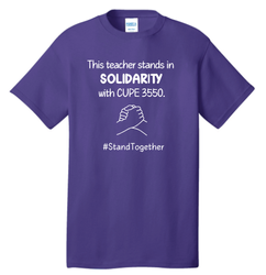 Image of CUPE 3550 - Short Sleeved Tee Shirt