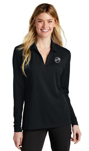Ladies Nike Dri-Fit Micro Pique Long Sleeve Polo image thumbnail