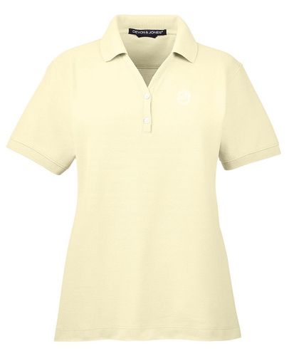 Ladies Devon and Jones Pima Pique Polo image thumbnail