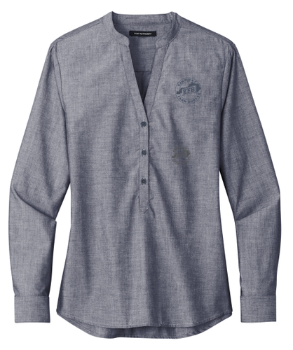 Ladies Long Sleeve Chambray Shirt image thumbnail