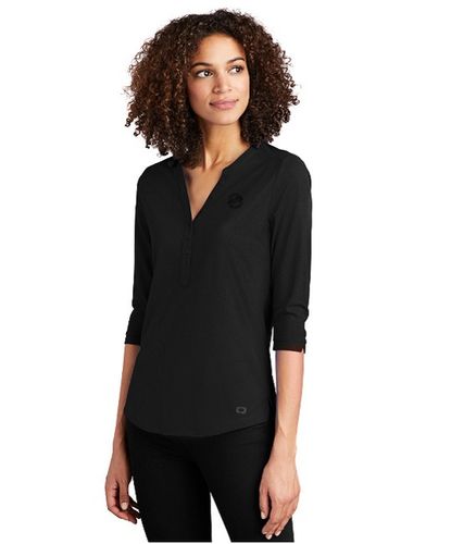 Ladies Ogio Jewel Henley image thumbnail