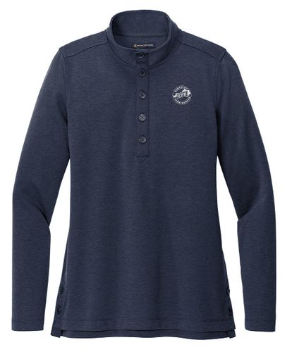 Ladies Brooks Brothers Stretch 1/2 Button Shirt image thumbnail