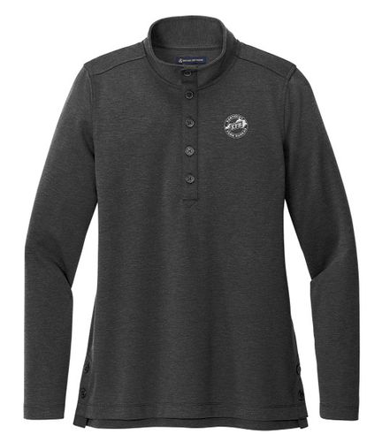 Ladies Brooks Brothers Stretch 1/2 Button Shirt image thumbnail