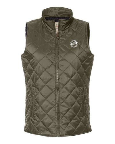 Ladies Diamond Quilted Vest image thumbnail