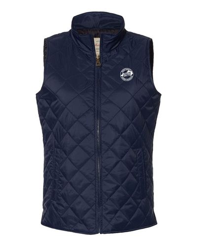 Ladies Diamond Quilted Vest image thumbnail