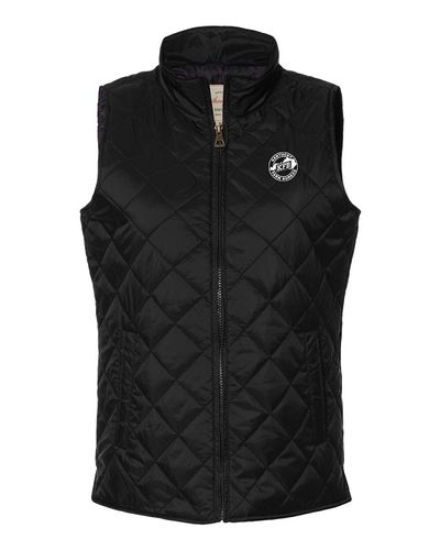 Ladies Diamond Quilted Vest image thumbnail