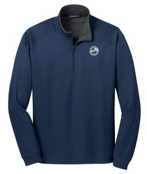 Image of Vertical Texture Quarter Zip Jacket