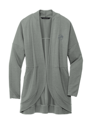 Image of Ladies Longer Length Open Front Sweater