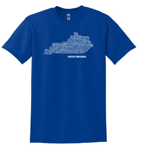 T-Shirt - COUNTIES OF KY image thumbnail
