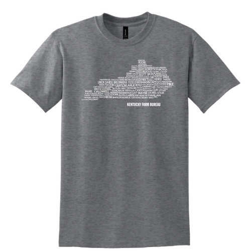 T-Shirt - COUNTIES OF KY image thumbnail