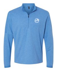 Image of 3- Stripes Adidas Quarter-Zip Sweater