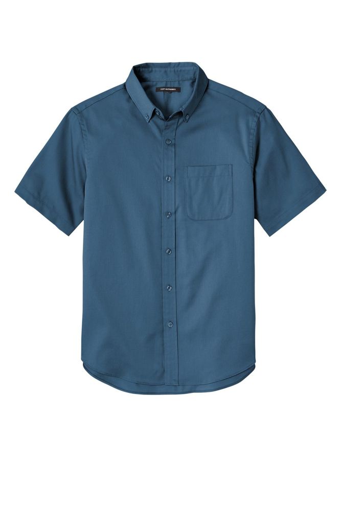 Port Authority Short Sleeve SuperPro React Twill Shirt. W809 primary image