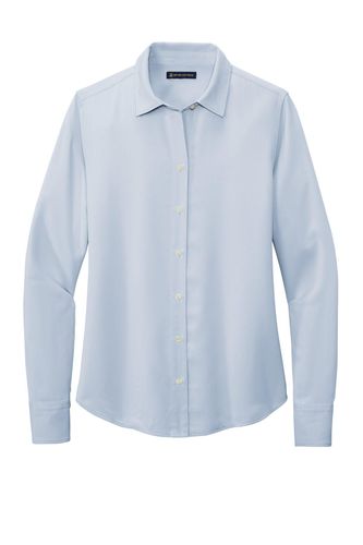 Brooks Brothers Women's Full-Button Satin Blouse BB18007 image thumbnail