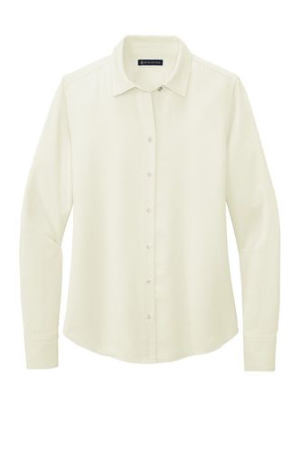 Brooks Brothers Women's Full-Button Satin Blouse BB18007 image thumbnail