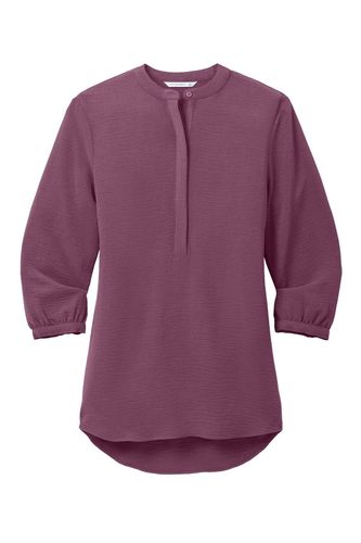 Port Authority Ladies 3/4-Sleeve Textured Crepe Tunic LW713 image thumbnail