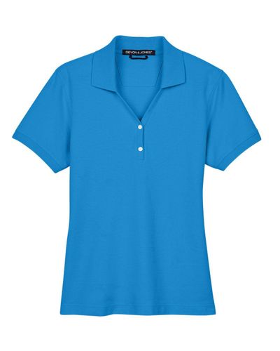 Ladies' Pima Piqué Y-Collar Polo image thumbnail