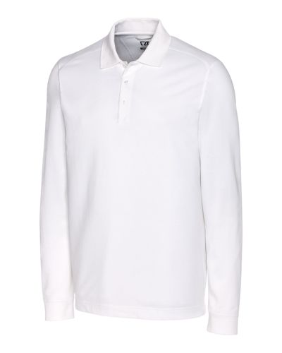 Cutter & Buck Advantage Eco Tri-Blend Pique Mens Long Sleeve Polo image thumbnail