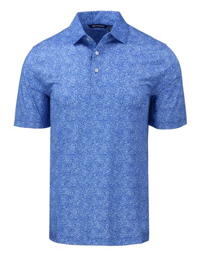 Cutter & Buck Pike Constellation Print Stretch Mens Polo image thumbnail