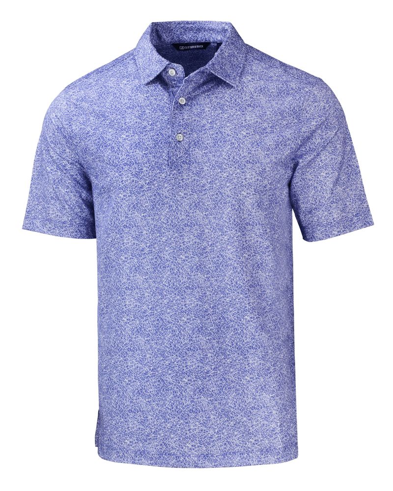 Cutter & Buck Pike Constellation Print Stretch Mens Polo primary image