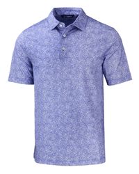 Image of Cutter & Buck Pike Constellation Print Stretch Mens Polo