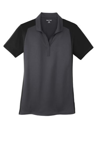 Sport-Tek Ladies Colorblock Micropique Sport-Wick Polo. LST652 image thumbnail