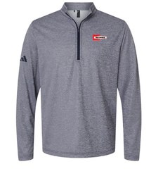 Image of Adidas Men's Space Dyed Quarter-Zip Pullover