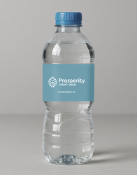 Image of Prosperity Water Bottle Labels | Roll of 100