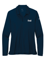 Image of Nike Women's Dri-FIT Micro Pique 2.0 Long Sleeve Polo