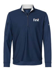 Image of Adidas - Performance Textured Quarter-Zip Pullover