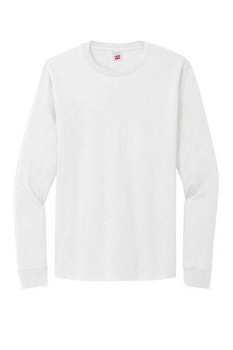 Hanes Essential-T 100% Cotton Long Sleeve T-Shirt 5286 image thumbnail Hanes Essential-T 100% Cotton Long Sleeve T-Shirt 5286 image thumbnail