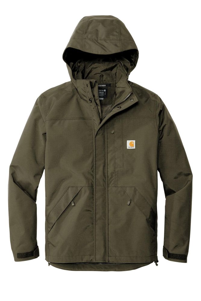 Carhartt Storm Defender Shoreline Jacket CT104670 Memphis Stone primary image