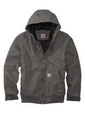 Image of Carhartt Washed Duck Active Jac. CT104050 Memphis Stone