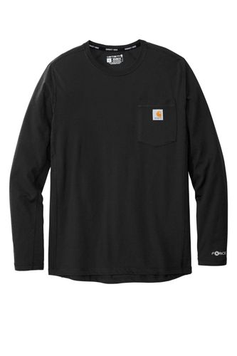 Carhartt Force Long Sleeve Pocket T-Shirt CT106656 Memphis Stone image thumbnail