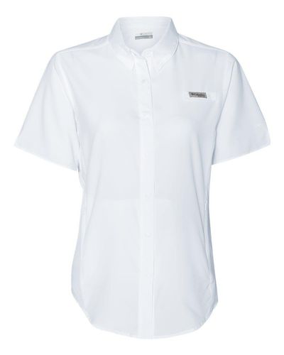 Women's PFG Tamiami™ II Short Sleeve Shirt - 212466 Memphis Stone image thumbnail