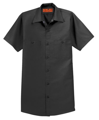Red Kap Long Size, Short Sleeve Industrial Work Shirt. SP24LONG Memphis Stone image thumbnail