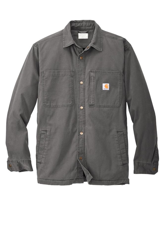 Carhartt Rugged Flex Fleece-Lined Shirt Jac CT105532 Memphis Stone primary image