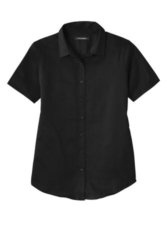 Port Authority Ladies Short Sleeve SuperPro React Twill Shirt. LW809 Memphis Stone image thumbnail