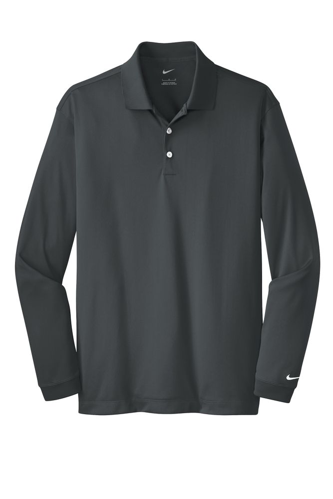 Nike Golf Tall Long Sleeve Dri-FIT Stretch Tech Polo 604940 Memphis Stone primary image