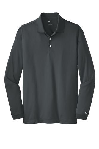 Nike Golf Tall Long Sleeve Dri-FIT Stretch Tech Polo 604940 Memphis Stone image thumbnail