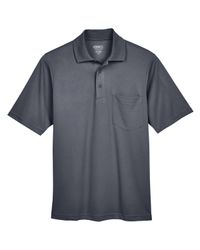 Image of Ash City - Core 365 Men's Origin Performance Piqué Polo with Pocket Memphis Stone