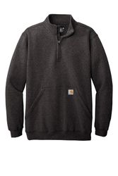 Image of Carhartt Midweight 1/4-Zip Mock Neck Sweatshirt CT105294 Memphis Stone