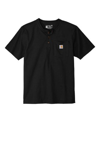 Carhartt Short Sleeve Henley T-Shirt CTK84 Memphis Stone image thumbnail