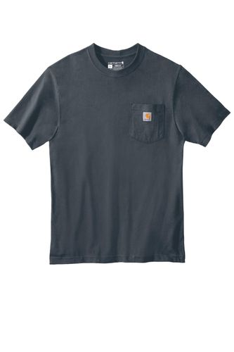 Carhartt Workwear Pocket Short Sleeve T-Shirt. CTK87 Memphis Stone image thumbnail