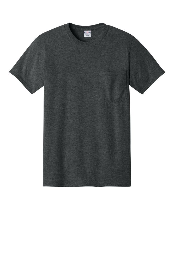 JERZEES - Dri-Power 50/50 Cotton/Poly Pocket T-Shirt. 29MP primary image