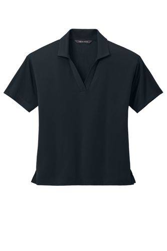 MERCER+METTLE Women's Stretch Jersey Polo MM1015 Memphis Stone image thumbnail