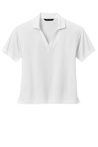 MERCER+METTLE Women's Stretch Jersey Polo MM1015 Memphis Stone image thumbnail