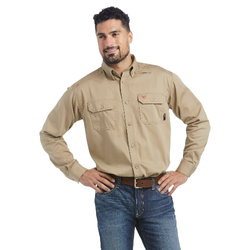 Image of Ariat FR Work Shirt Memphis Stone