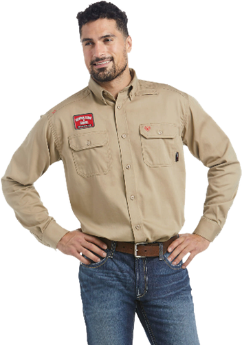 Ariat FR Work Shirt Memphis Stone image thumbnail